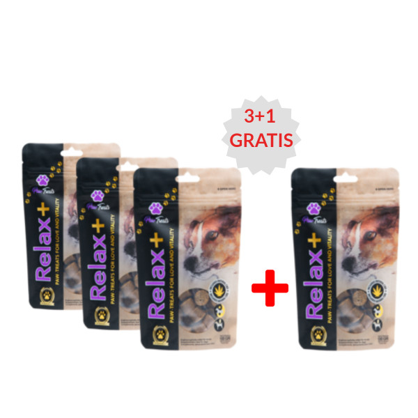 Relax+ CBD Snack 100g - Paw Treats 3+1 GRATIS