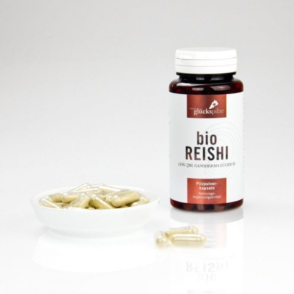 Bio Reishi - Pilzpulverkapseln 120Stk.