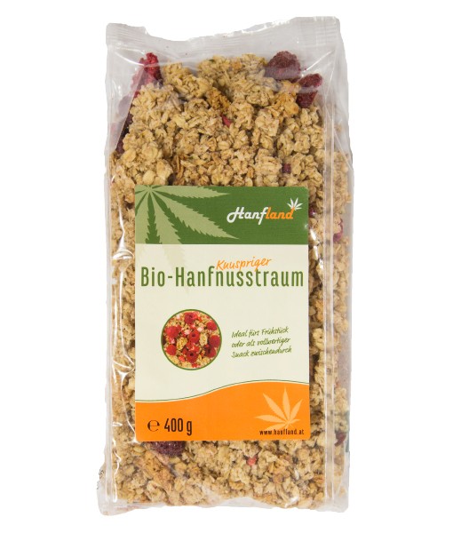 Knuspriger Bio Hanfnusstraum 400g
