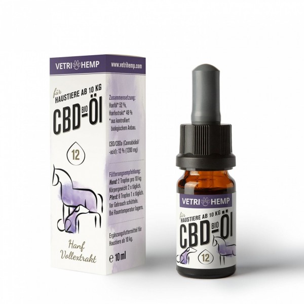 Bio CBD-Öl 12%, 10ml