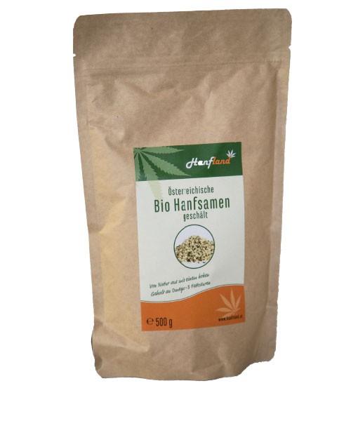 Bio Hanfsamen geschält 500g