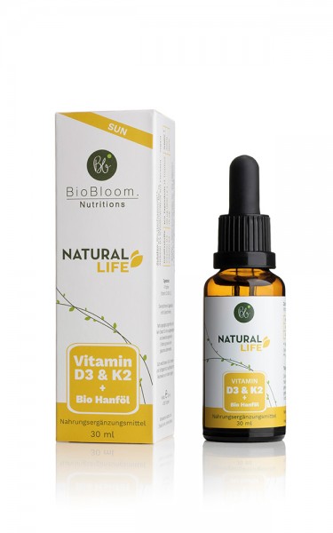 Vitamin D3 & K2 Tropfen 30ml - Natural Sun