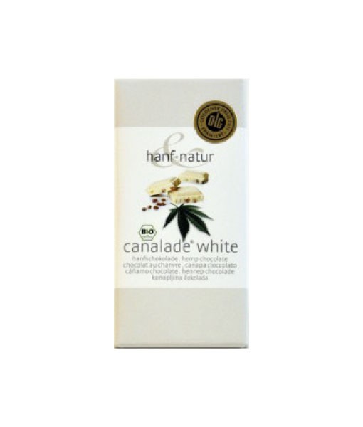 Canalade Bio weiß, 100 g (Hanfschokolade)