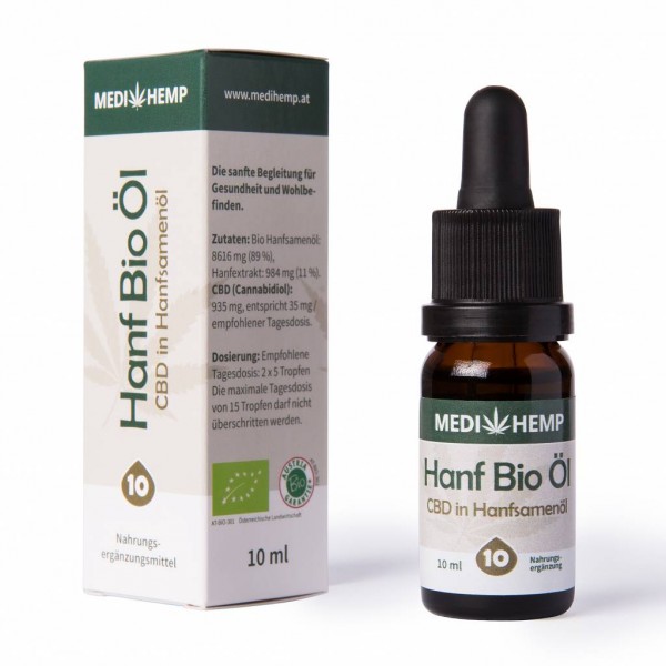 Medihemp Hanf Bio Öl CBD 10% 10ml