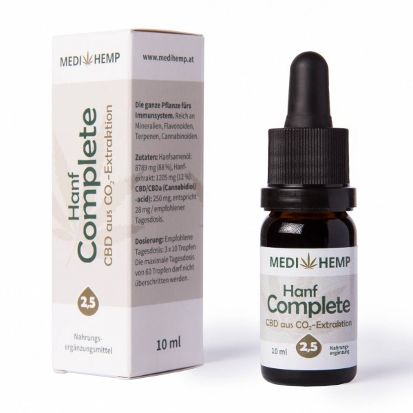 Medihemp Hanf Complete CBD 2,5% 10ml
