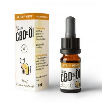 CBD-Öl 4% für Katzen, 10ml