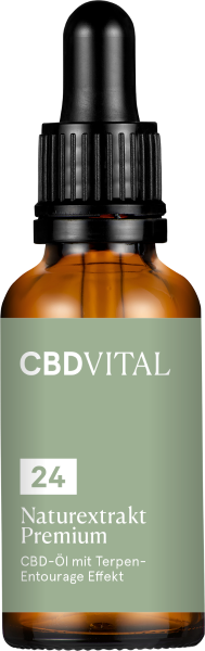 CBD Öl Naturextrakt Premium 24% 30ml