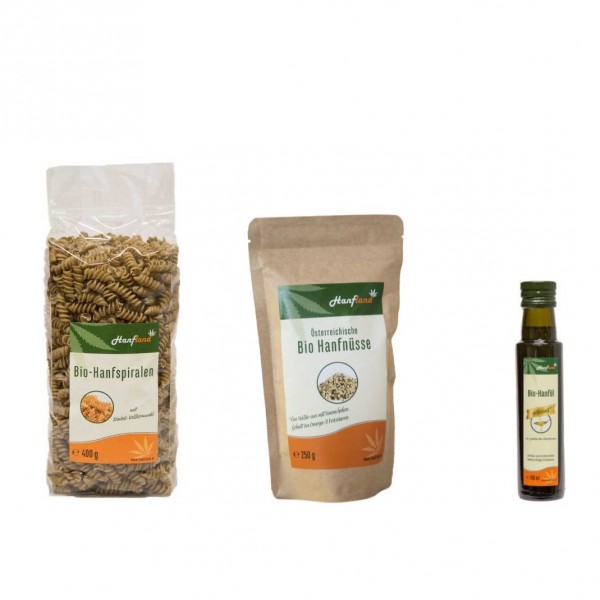 Gesundes Bio Hanf Vegan Set