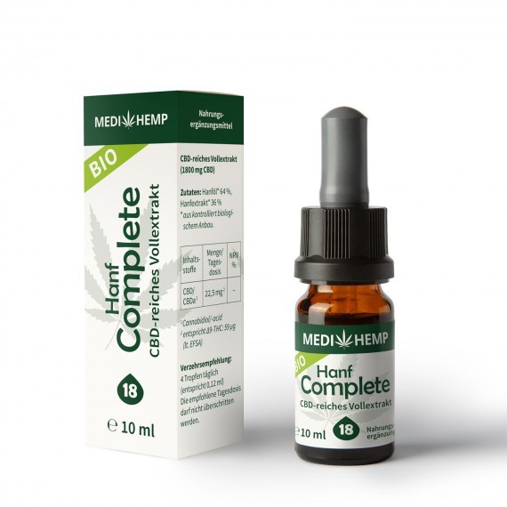 Medihemp Hanf Complete 18% CBD 10 ml