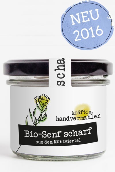Bio Senf Scharf aus dem Mühlviertel / Österreich
