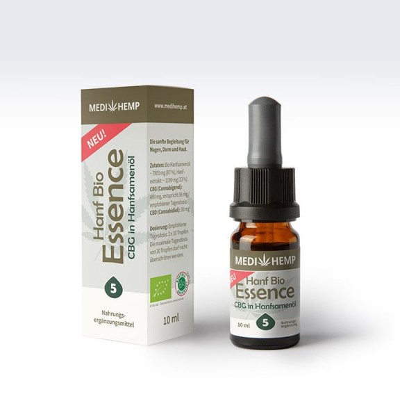 Medihemp Hanf Bio Essence 5% CBG 10 ml