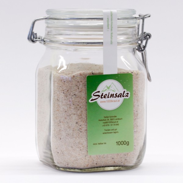Steinsalz Feines 1000g